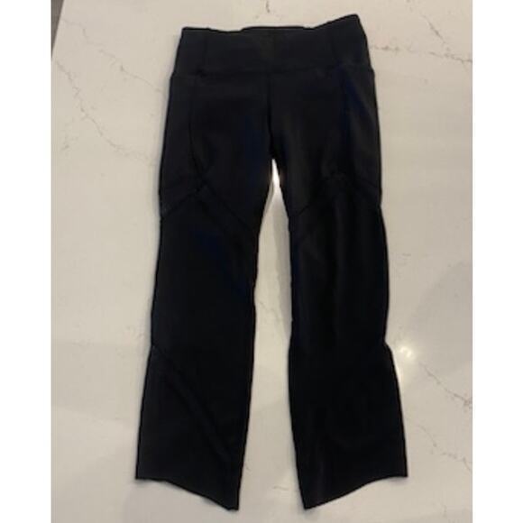 Lululemon On Pace Crop Leggings‎ Black Size 4 - Picture 3 of 10